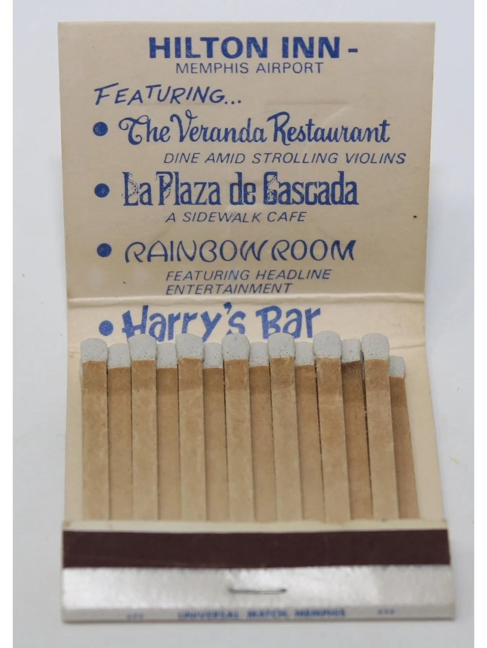 N/A vintage matchbook